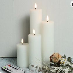 White Flameless Candles -14 Sets of 4