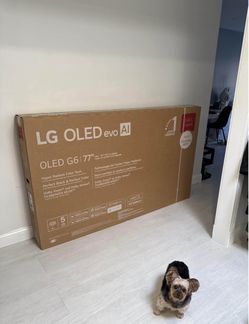 LG G6 77" OLED evo 4K Smart TV 2026 with Gallery Design and Flush Wall Mount