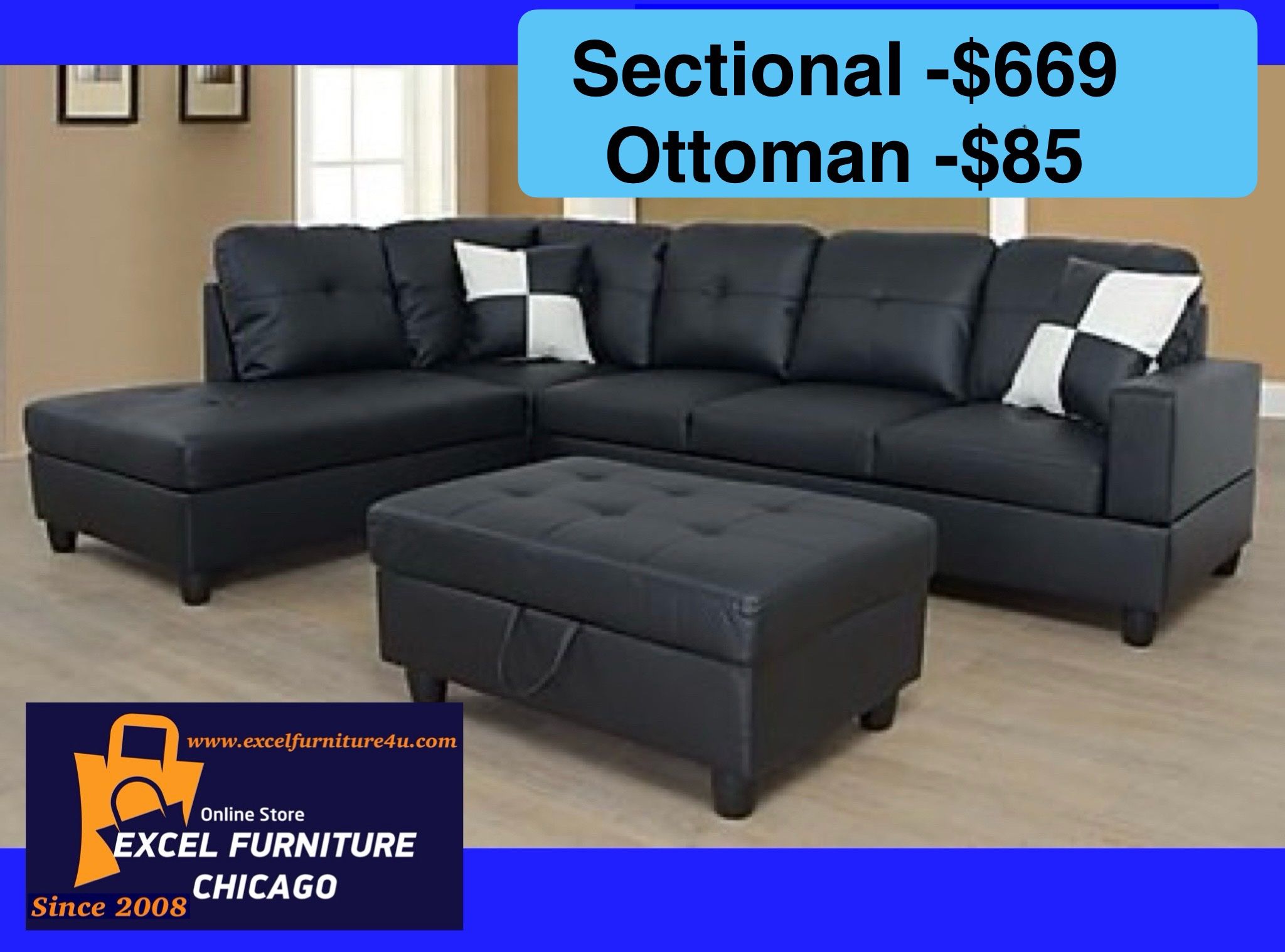 💫FREE DELIVERY💫Brand New Sectional Sofa Couch
