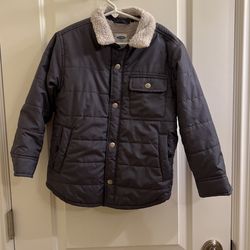 Boys Old Navy Grey Jacket - Size 6-7