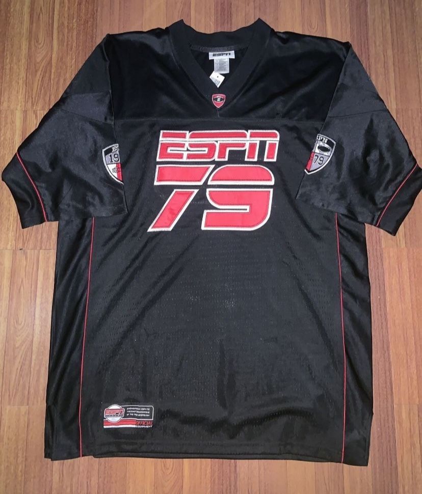 NFL NBA MLB vintage starter black ESPN football jersey (Size- Large) BRAND NEW- $30
