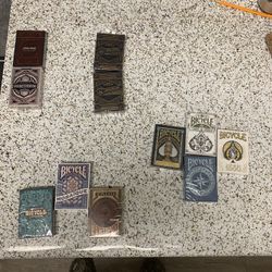 Lot Of High End Playing Cards 