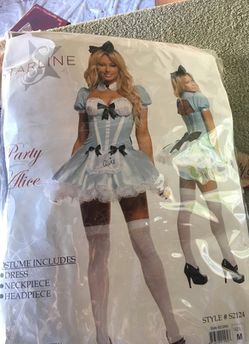 Halloween Alice in wonderland costume.