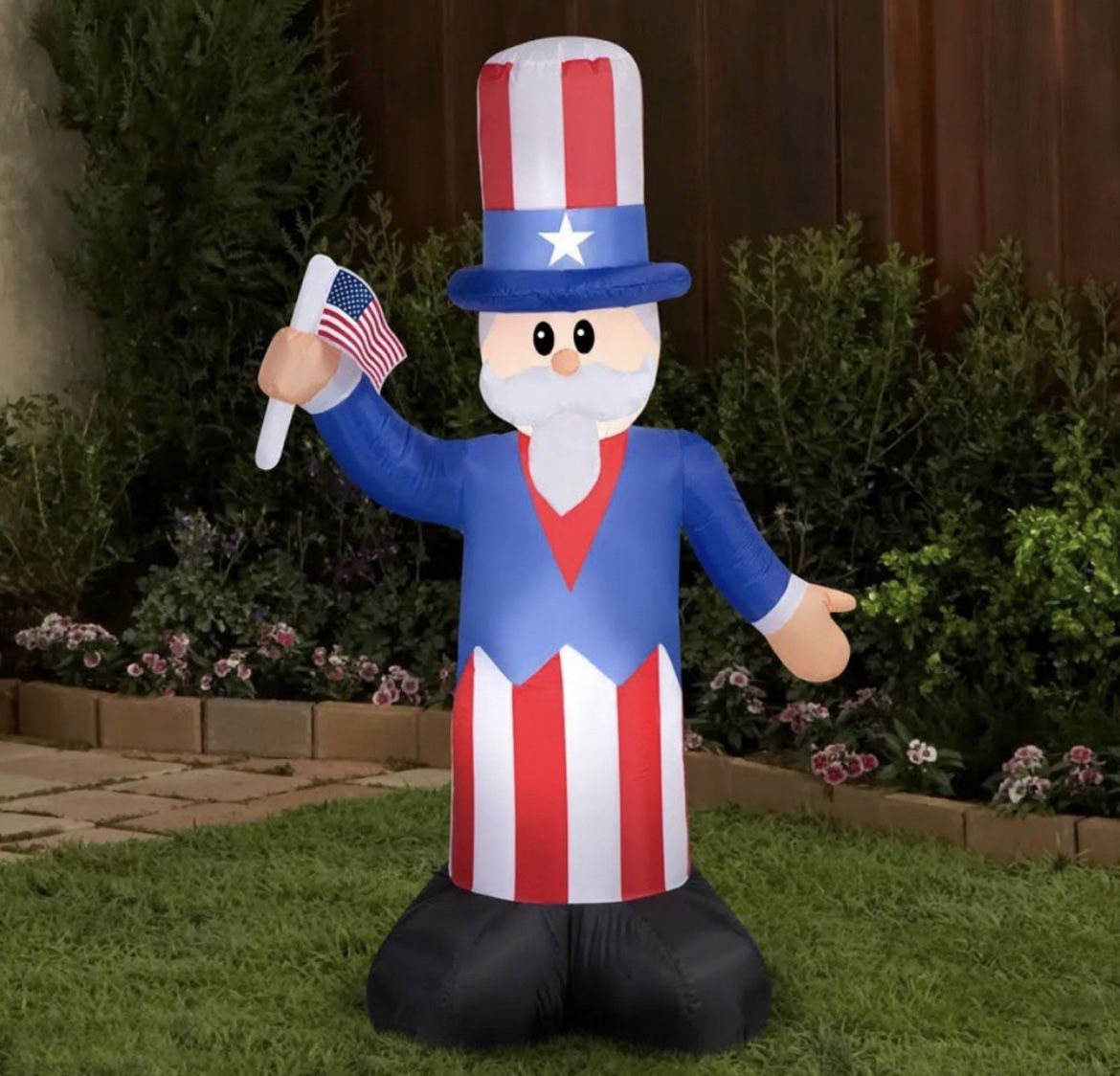 5ft Patriotic Uncle Sam Inflatable 