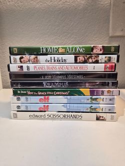Lot of 9 Holiday DVDs Christmas Movies
