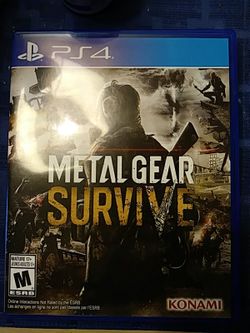 Brand New PS4 game Metal Gear Survive