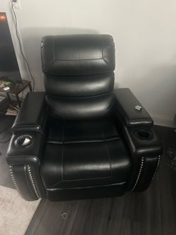 LED recliner chair