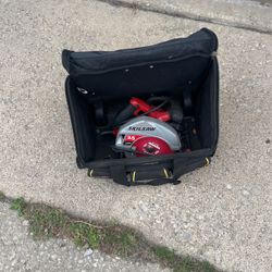 Skilsaw And Rollaway Bag