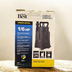 Sumbersible utility Pump 1/6 HP Made By Do It Best