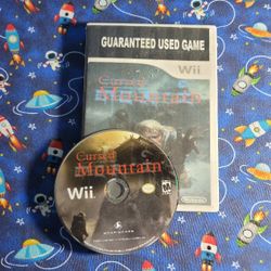 Cursed Mountain Nintendo Wii Wii U Game Disc W/ Case & Printed Artwork