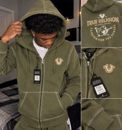 Green hoodie