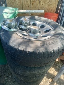 Chevy rims amd tires
