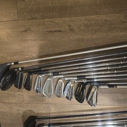 GOLF CLUBS (WILSON)10 GOLF CLUBS SET-GREAT GOLF CLUBS SET FOR BEGINNERS 