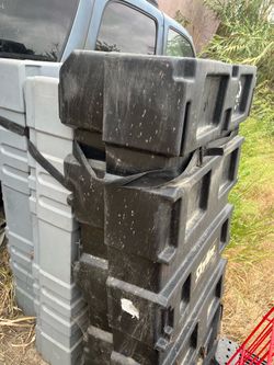 Free big containers for exhibit props