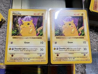 Pokemon Pikachu Red Cheeks NM