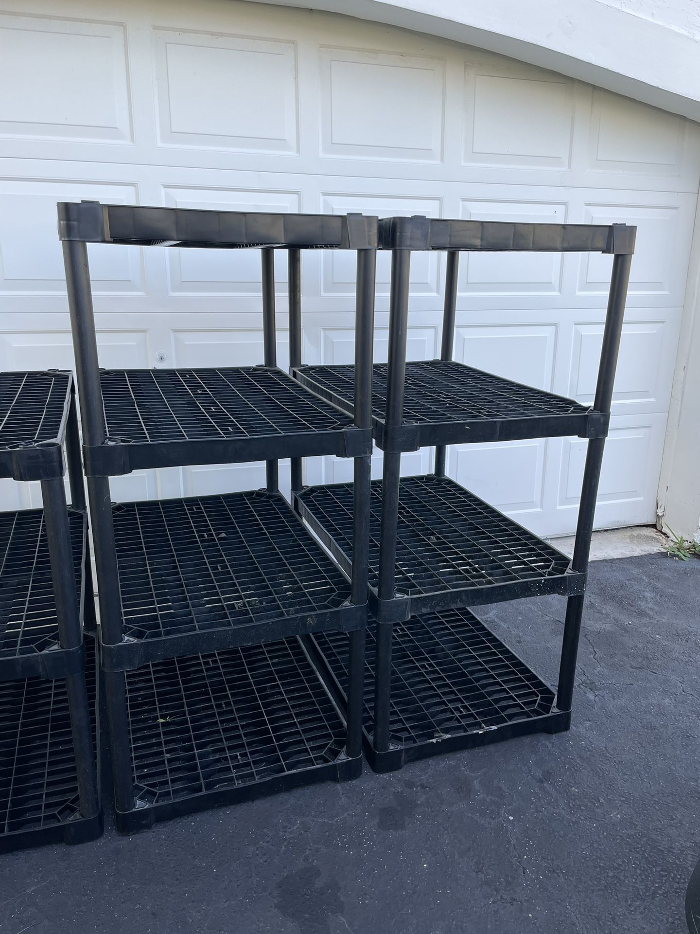 Large Plastic Shelves For Garage Bin Organizers