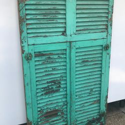 Original Wood Antique Shutter!