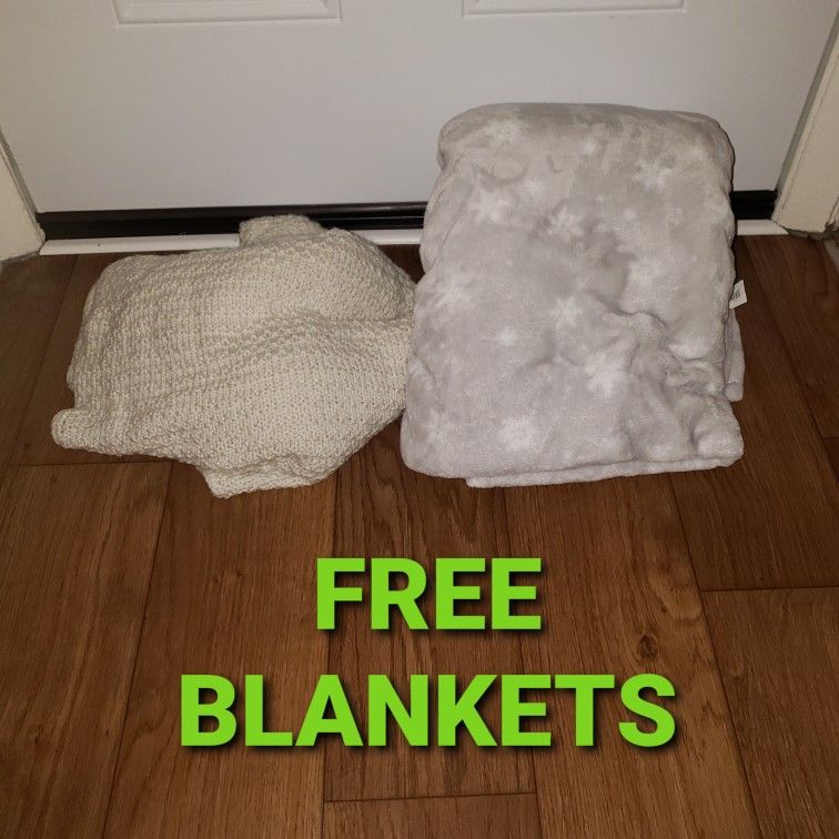 Two New Blankets - FREE