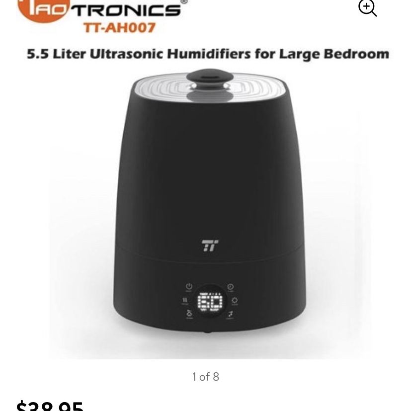 TaoTronics TT-AH007 5.5 Liter Ultrasonic Humidifiers for Large Bedroom DI12_K