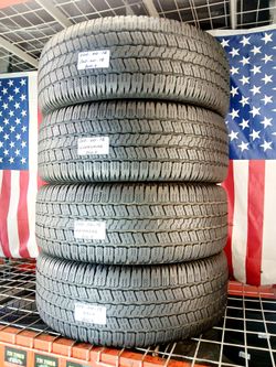 🇺🇸 4 USED TIRES P265/60R18 GOODYEAR WRANGLER SR-A 265 60 20 TRUCK JEEPS SUV 2656018