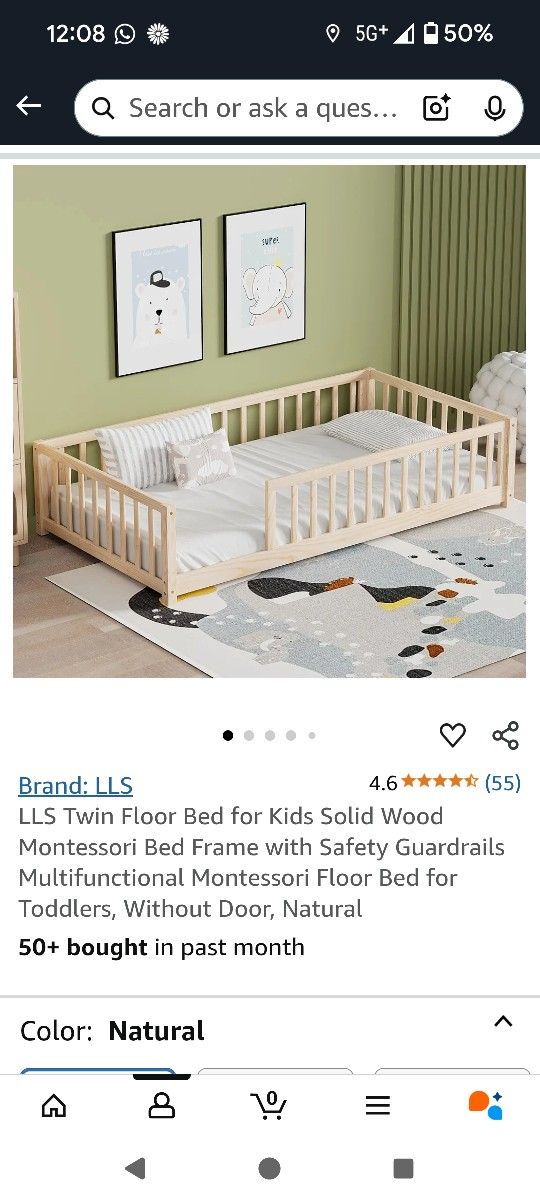New In Box Toddler Bed 