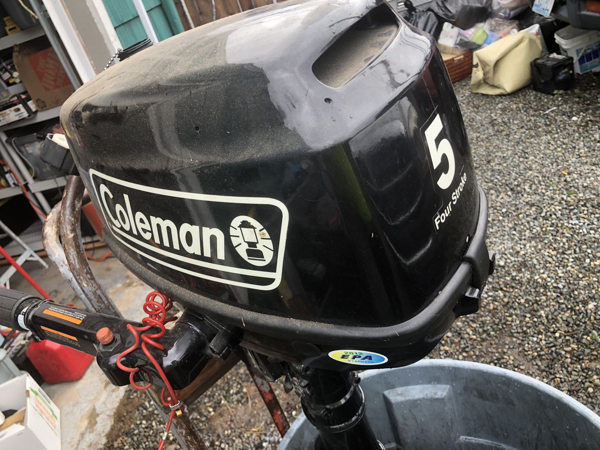 5hp Coleman outboard motor