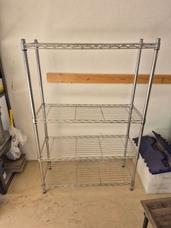 4 TIER METAL SHELF