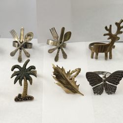 Vintage Assorted Napkin Ring Holders