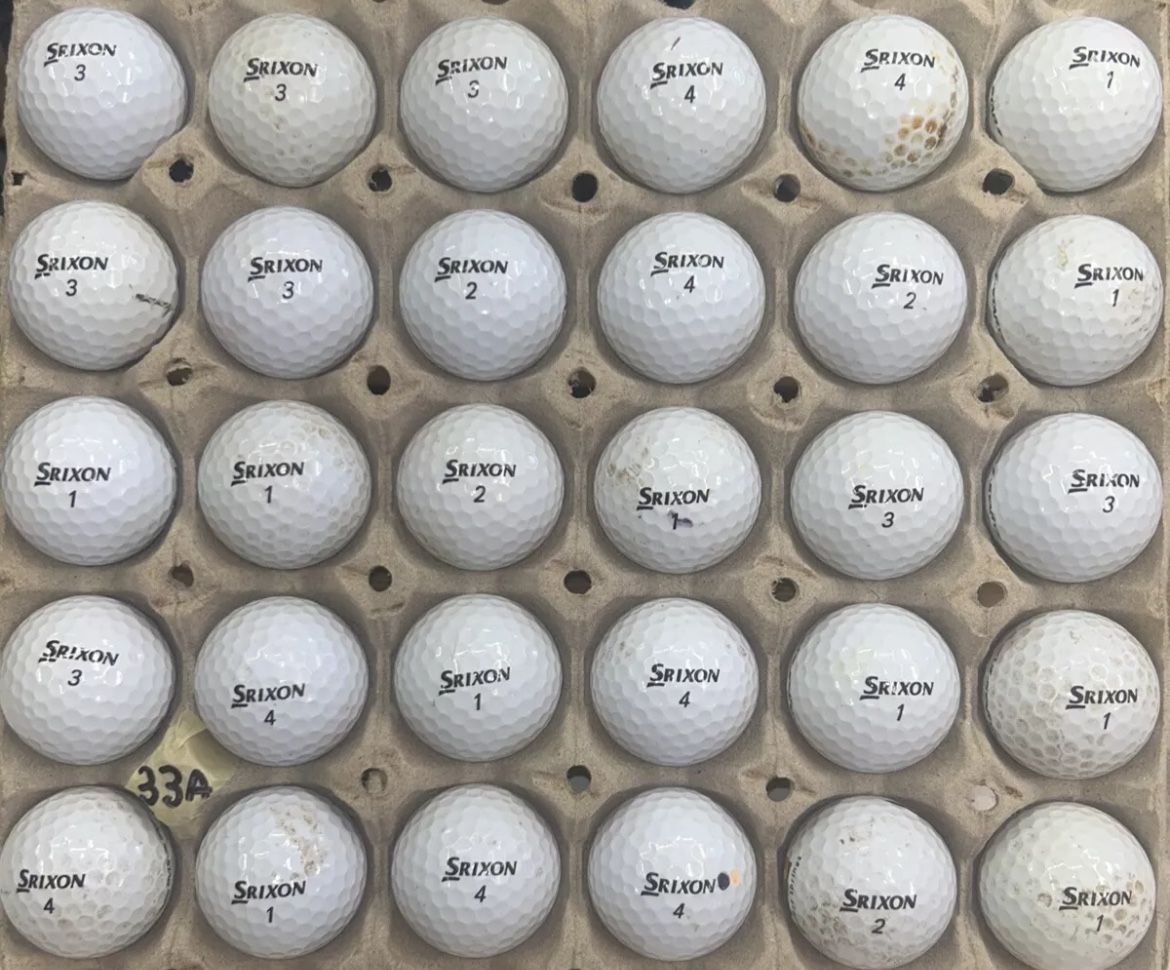 30 Srixon Z Star Golf Balls Mixed Grade Lot A33