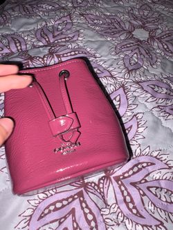 Coach Mini Drawstring Wristlet