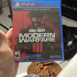 CALL OF DUTY MODERN WARFARE 3 PS4 Game