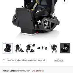 Evenflo Dualride Infant Carseat and Stroller 