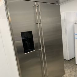 GE Monogram 48” Built In Refrigerator In Stainless Steel Used