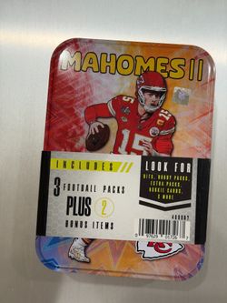 Patrick Mahomes II NFL Football Cards Tin