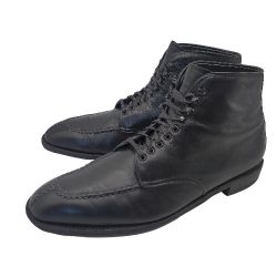ALDEN Mens 'Tanker Boot' 451507 Black Lady Calf Leather Sz 10 B/D Shoes USA $770