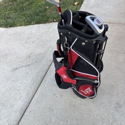 Left And Right Handed Junior/Child Golf Club Sets With Bag