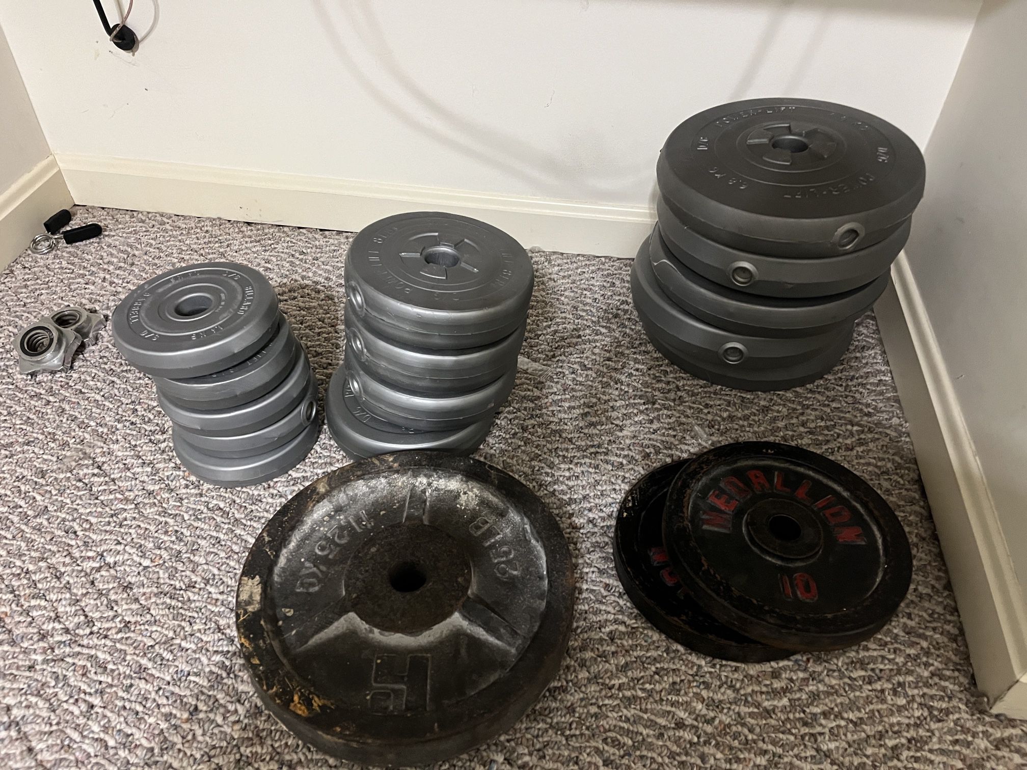 Cement and Iron Weight set