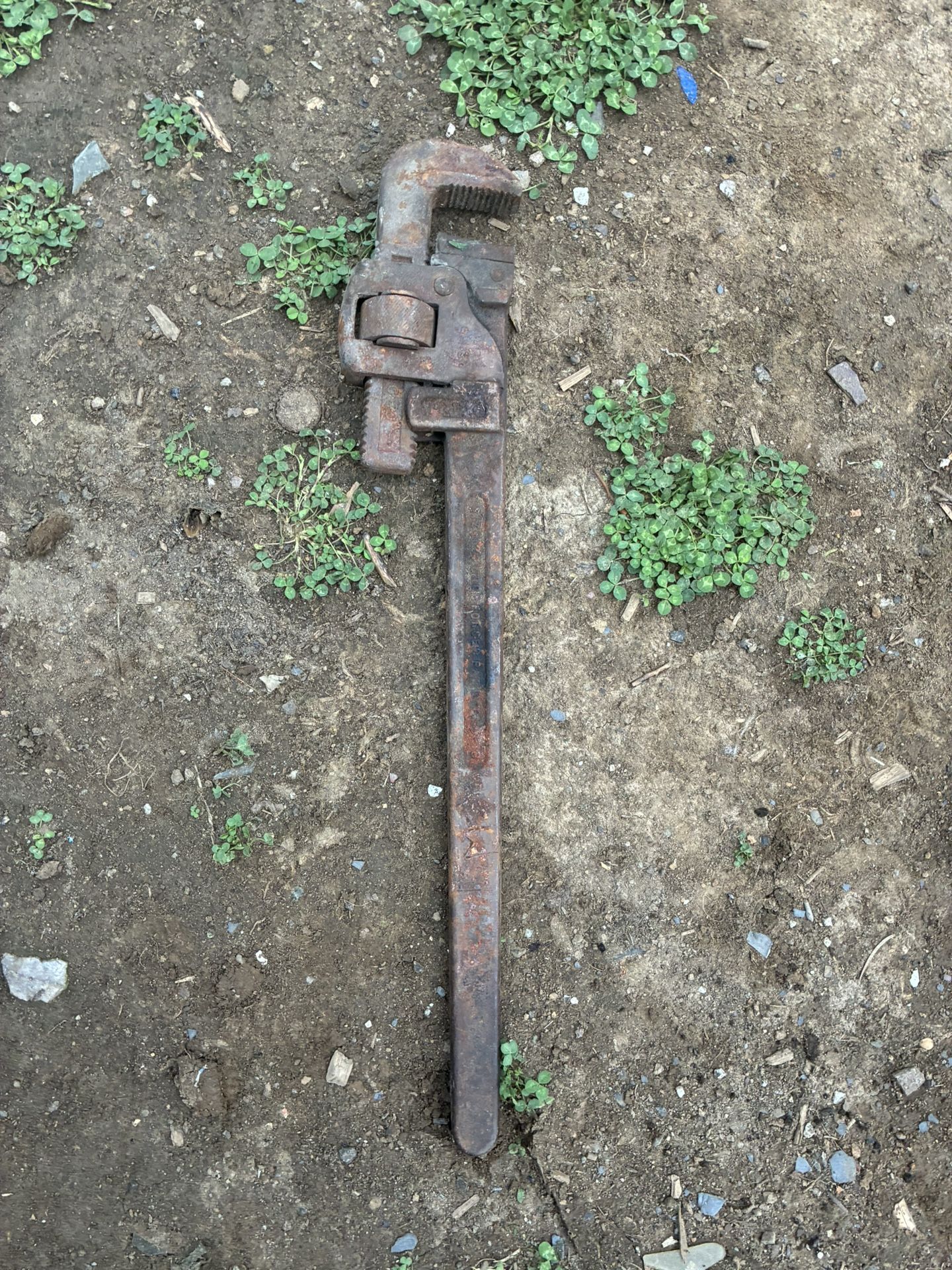 Big Antique Pipe Wrench