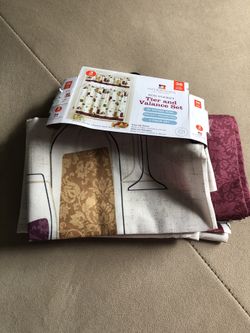 Wine kitchen curtains