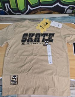 🛹 Badtz-Maru "SKATE All Day Every Day" Graphic Tee – Size S/CH 🛹
