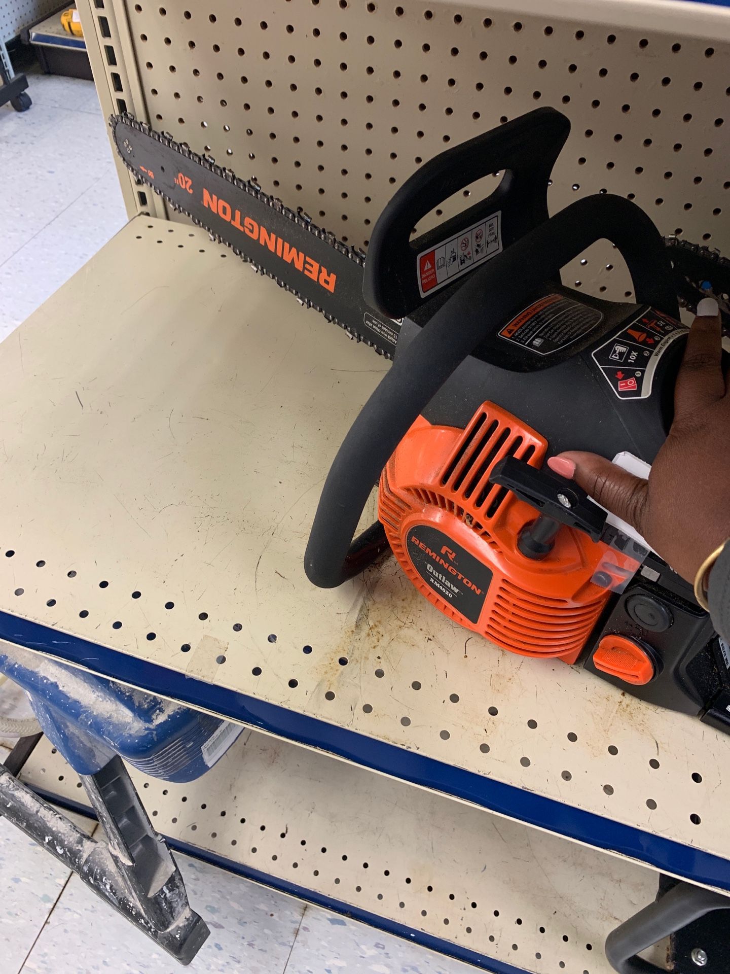 Remington chainsaw $139 or layaway for $15 down. Ask for Tasha for a special deal