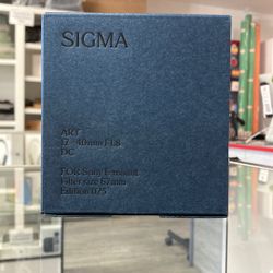 Sigma 17-40mm F1.8 For Sony E