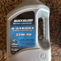 Gallon Quicksilver 25w-40 Marine oil