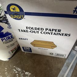 Take Out Containers /to Go Trays