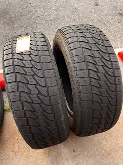 2 USED 27560R20 Lionsport All Terrain tires for $130 installed and balanced . 275 60 20 275 60 R 20 27560R20 275/60/20 275/60/R20 Texas Extreme Tire