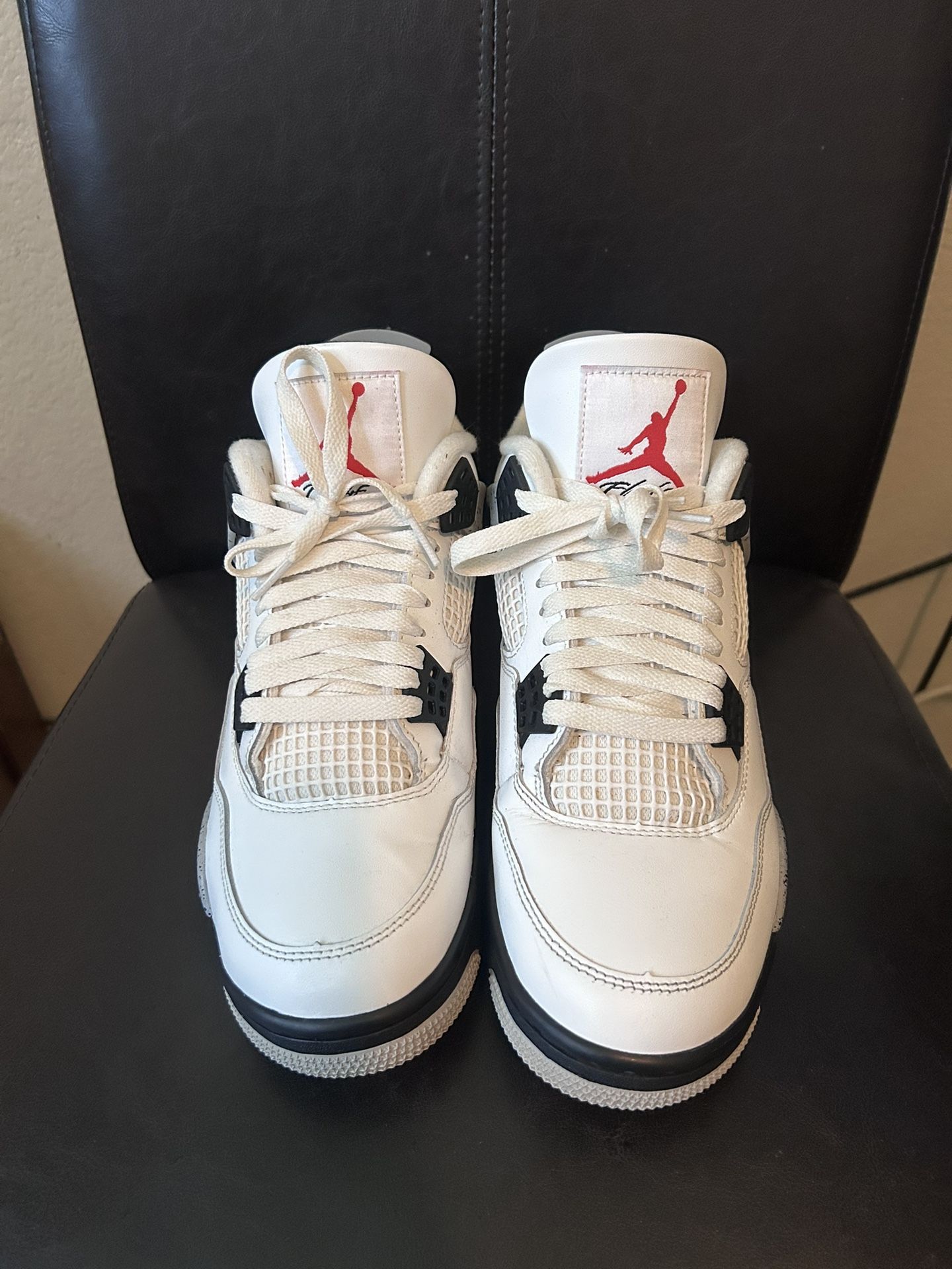 Jordan 4 White Cement Sz 9