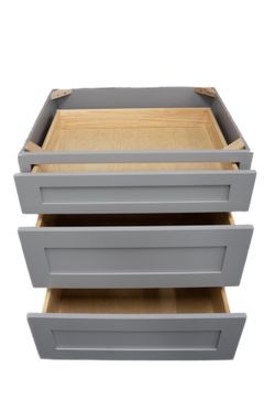 Grey Vanity Drawer Base