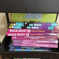 Workbooks, Cart And Flash Cards