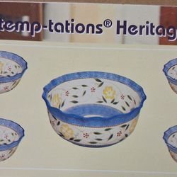 Temtations 5 piece bowl set