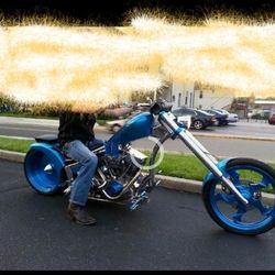 Motorcycle Custom Built Chopper Sell Or Trade